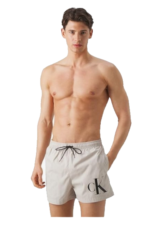 CALVIN KLEIN BOXER MARE KM00967 TORTORA TG L